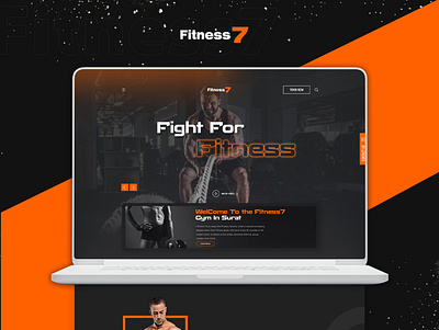 Web Design For Fitness 7 graphic design graphic designer uiux design user interface web design website design