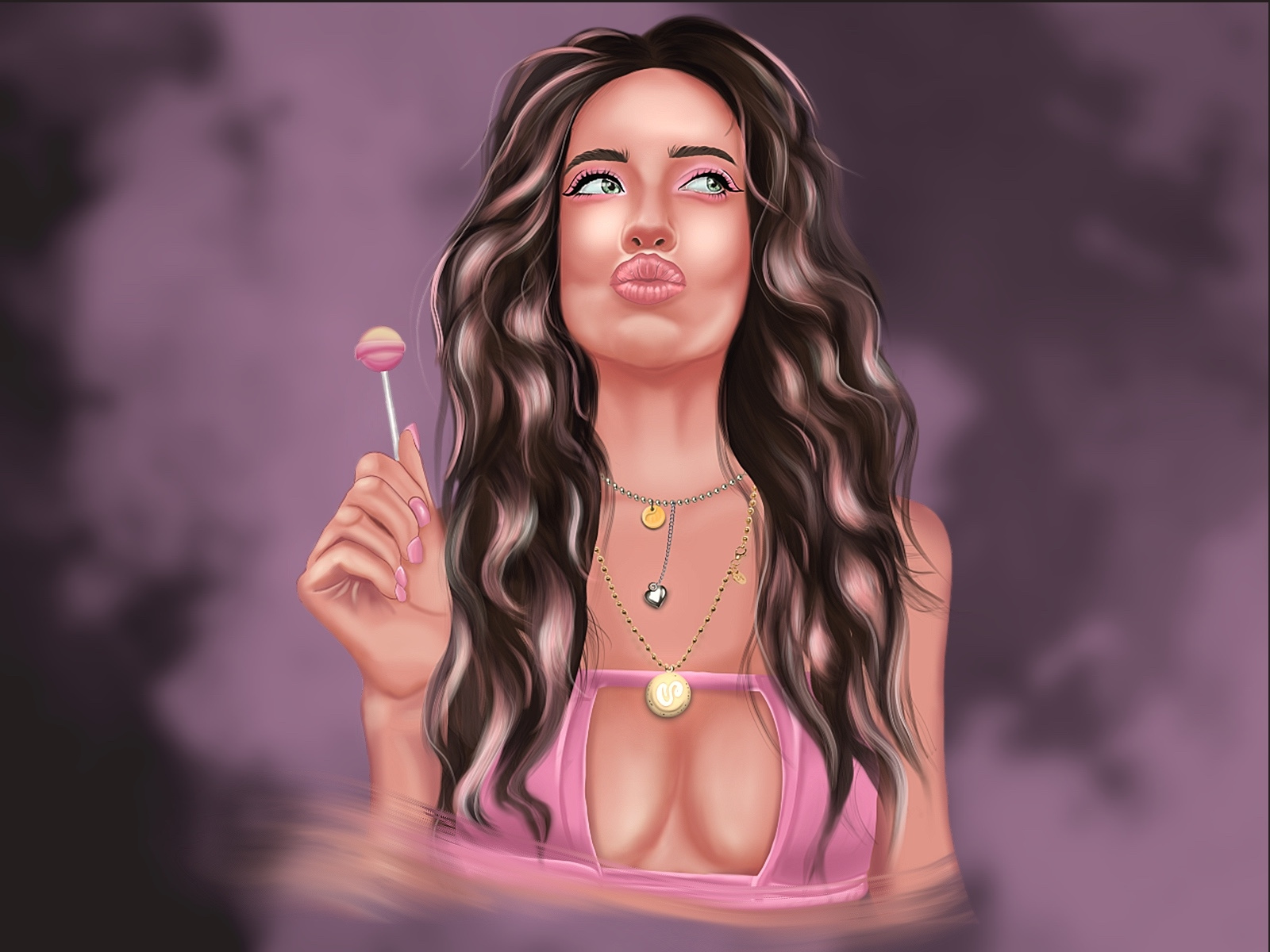 Digital portrait by Анастасия Шульгина on Dribbble