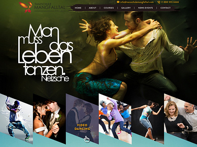 Tanzschule WebDesign