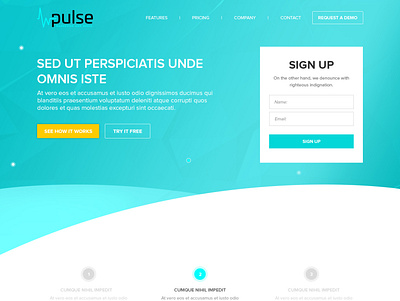 Pulse WebDesign branding design graphic design icon illustration logo typography ui ux vector