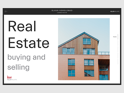 Real Estate (Realtor website design) design ui ux