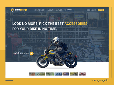 Motogarage website