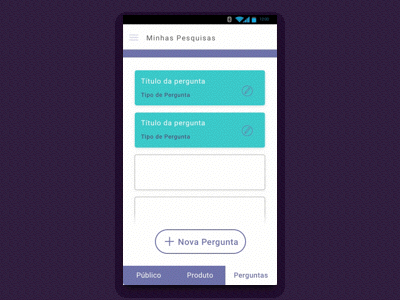 Prototype - App list app design interaction motion principle