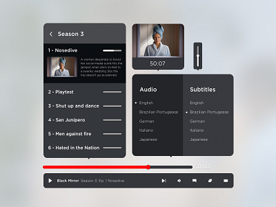 Netflix Player UI - day4