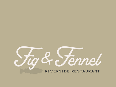 Fig & Fennel Logo branding brief challenge california challenge design graphic design logo restaurant typography vector