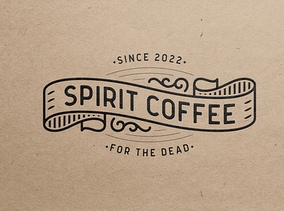 Spirit Coffee branding cafe coffee dead design graphic design logo typography