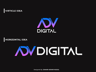 ADV logo design digital logo graphic designer logo logo design logodesign logodesigner logomaker