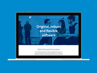 OCC's website case studies images portfolio responsive software