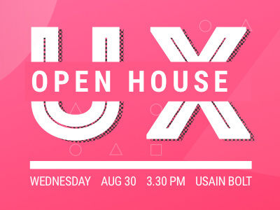 Ux Open House Poster poster ux