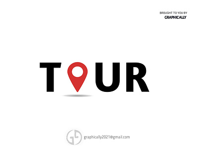 Tour Word logo concept 2 design illustration logo