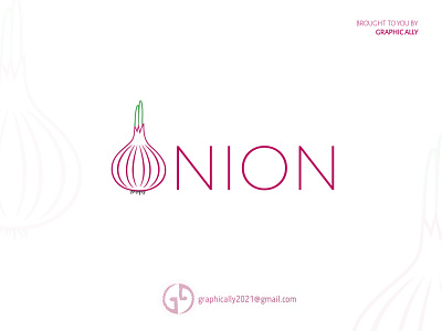 Onion Word Logo design illustration logo wordlogo