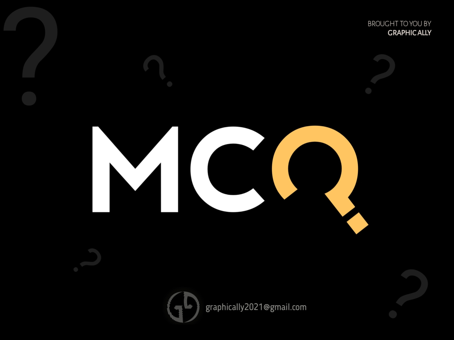 MCQ wordmark by Fauzia Afrin Aurin on Dribbble