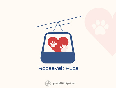 Pet Care Service Logo design icon illustration logo vector