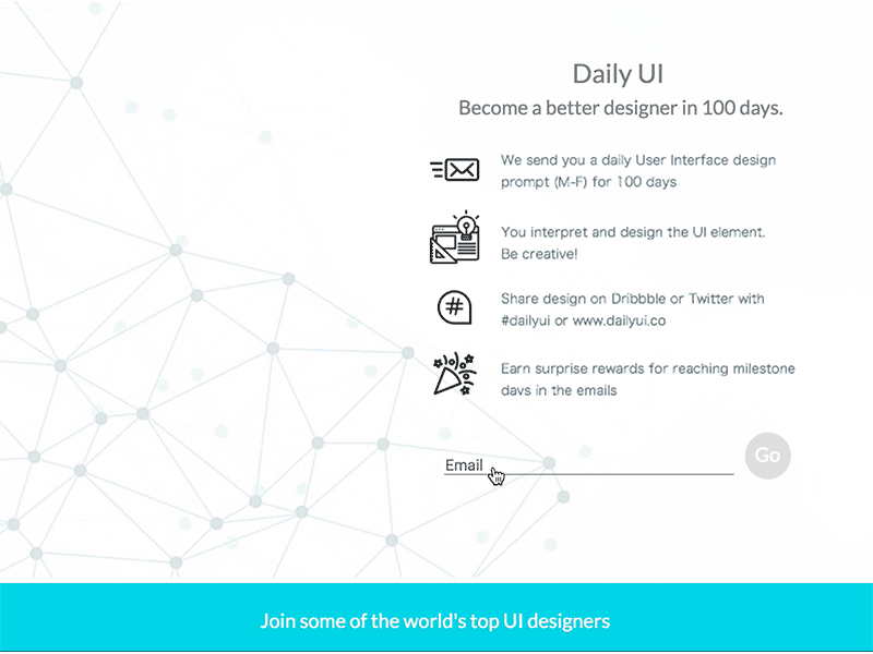 Daily UI#1- Sign up dailyui signup