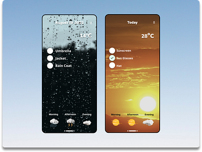 Minimal weather app
