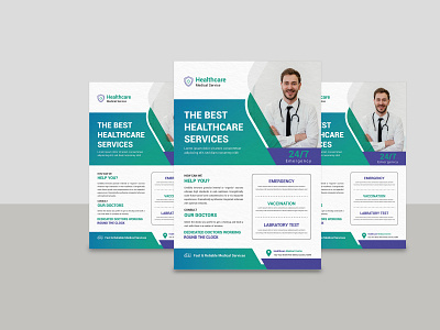 Healthcare and Medical Flyer Design nurse