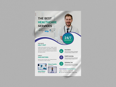 Healthcare and Medical Flyer Design pharmacy flyer