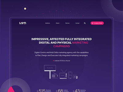 UGM — Corporate Site brand ui web design