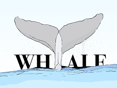 Whale inktober inktober2018 sea whale