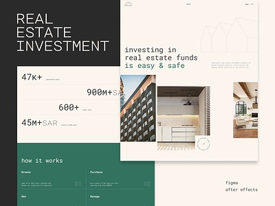 Real Estate Investment Platform animation app branding design fintech logo real estate ui ux web
