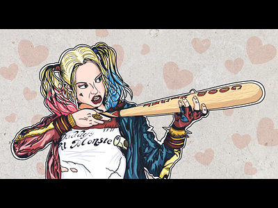 Harley Quinn film harley harley quinn illustration picture quinn suicide squad