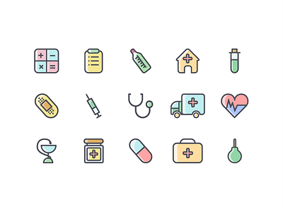Free medical icons set