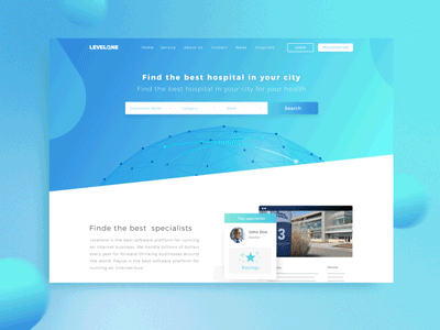 LevelOne Research statistics ux ui research ehealth hospital database healthcare