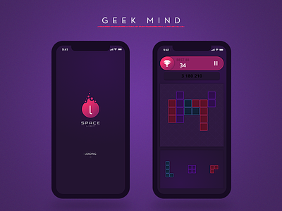 Geek Mind brain game logical logical game mind sci-fi tetris