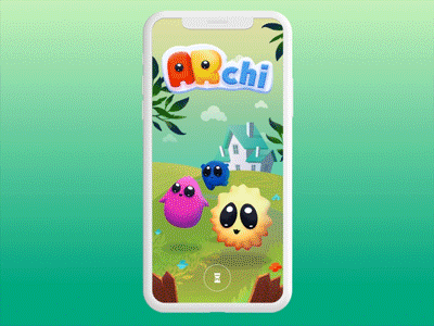 ARchi 3d animation ar ar app game kids mobile tamagotchi