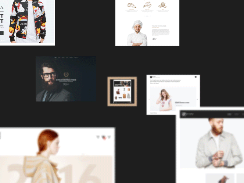 Designing the eCommerce website. Flying home layouts.
