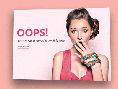 Nitro theme jewelry animated 404