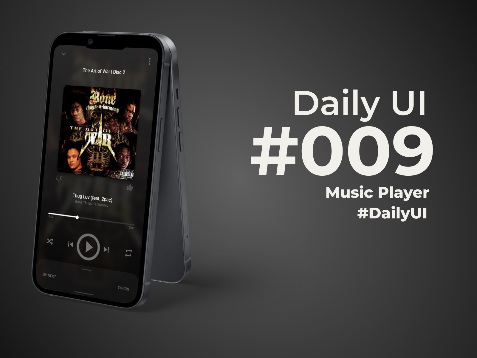 #dailyui #009 :: Music Player