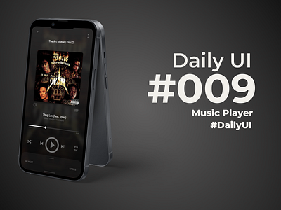 #dailyui #009 :: Music Player 009 dailyui design music player ui