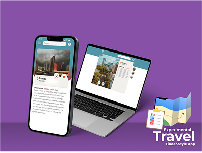 Experimental - Tinder-Style Travel App experiment travel