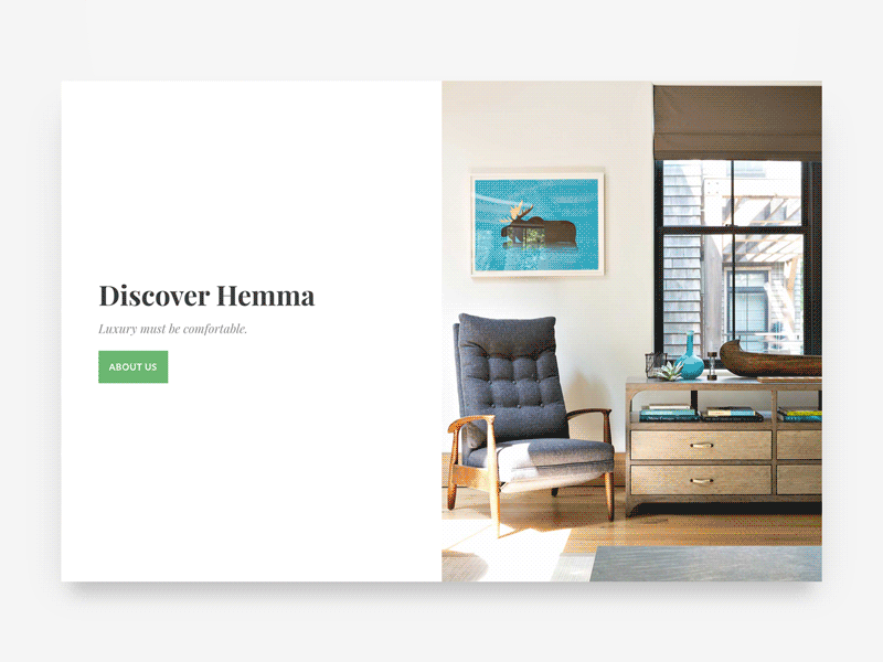 Discover Hemma split screen bb holiday house guest house resort one page theme wordpress hemma bnb