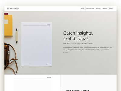 Sneakpeekit 2: Site Design