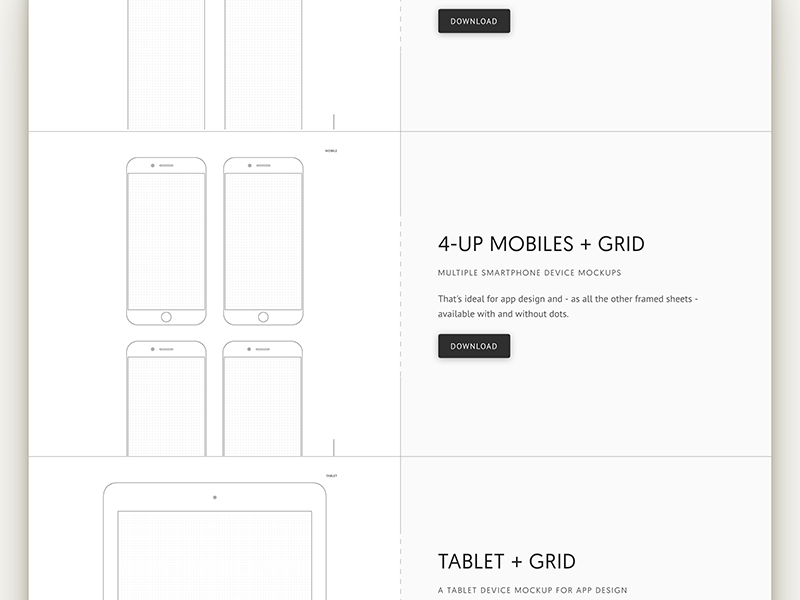 Sneakpeekit 2: Site Design + New Sheets design freebie free wireframing template pdf sheets sketch one page