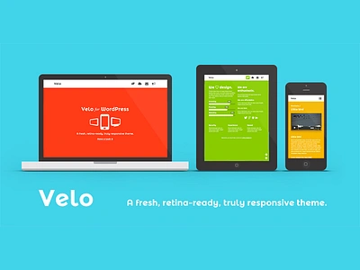 Velo - A Fresh, Retina-Ready and Responsive WP Theme agency personal portfolio theme themeforest wordpress