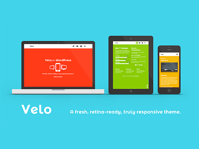 Velo - A Fresh, Retina-Ready and Responsive WP Theme agency personal portfolio theme themeforest wordpress