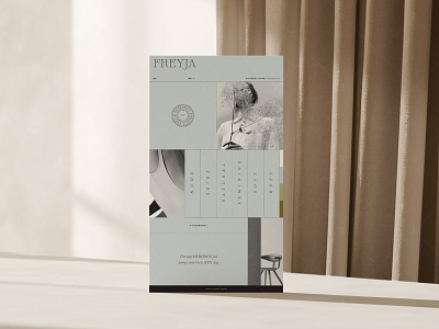 Freyja | Brand Board Kit / Mockup branding design template typography