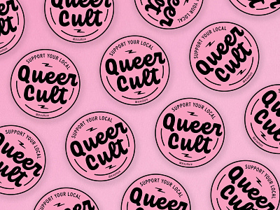 G. Qulture | Queer Cult Sticker design graphic design merch sticker typography