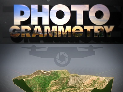 Aerial Photogrammetry poster design graphic design photography