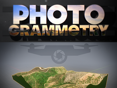 Aerial Photogrammetry poster design graphic design photography