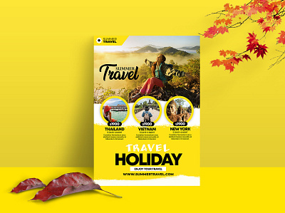 Travel Flyer branding flyer design graphic design motion graphics travel flyer