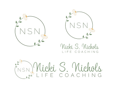 NSN Life Coaching Logo branding design logo