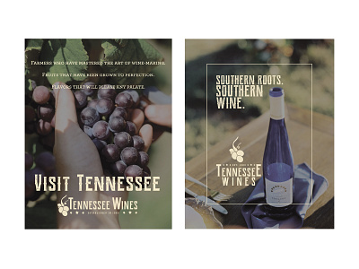 Tennessee Wines Branding & Marketing branding design logo marketing poster