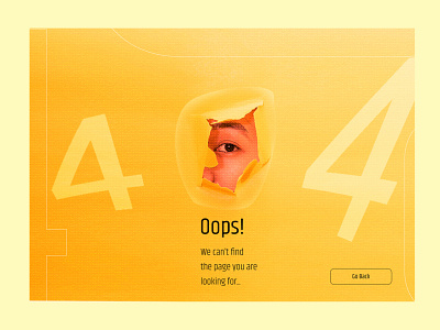 Daily UI 008 _ 404 Page design ui ux