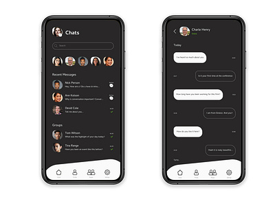 Daily UI 013 _ Direct Messaging Page