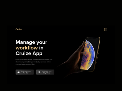 App Landing page