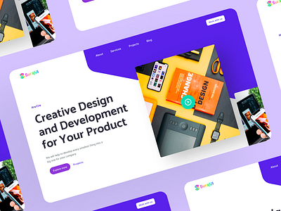 Creative Agency 3d adobe xd adobe xd app adobe xd design adobe xd web agency agency portfolio agency web design agency website animation company company web design creative agency design figma company portfolio ui web design